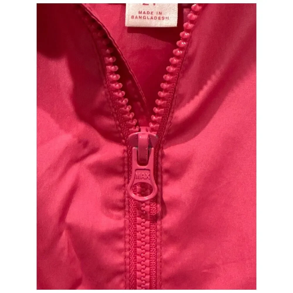 CIRCO Hooded Windbreaker Hot Pink Jacket